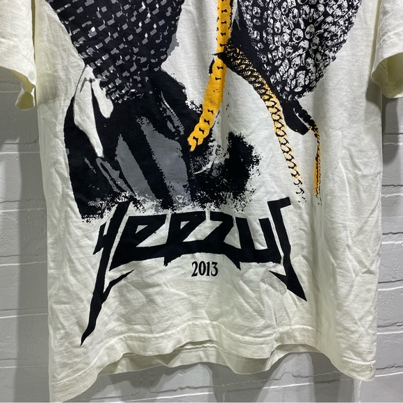 NICE Yeezus 2013 Album Shirt - Ye - Cream - Small - Picture 2 of 5